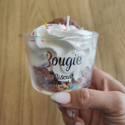 bougie biscuit creme